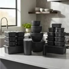 potes para cozinha 22 potes c/ jarra e conjunto de bowl kit para mantimento e organizaçaõ