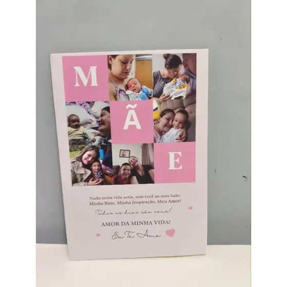 Quadro decorativo personalizado dia das mães ou qualquer outro tema