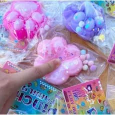 Brinquedos Squishy Patinha De Aperto De Pata De Gato Pintinho Kawaii Soft Squeeze Alívio De Estresse