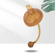 Palha de 7cm de calibre largo Pacifier /Silicone à prova d'água Duckbill /Baby Silicone Straw Bill