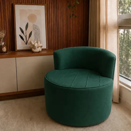 Poltrona Orgânica RM Sofisticação Matelassê Luxo Requinte Conforto e Estilo Exclusivo Suede Verde