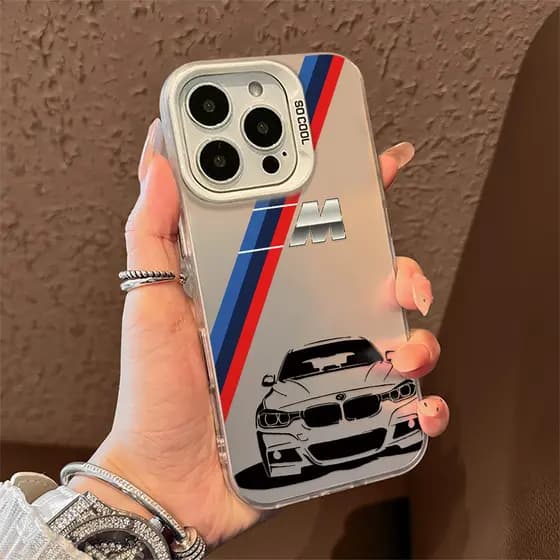 Capa Capinha Para iPhone 17 PRO PROMAX 16 11 12 13 14 15 xs XR com estampa de carro BMW Y00139