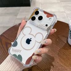Capa Capinha Para iPhone 17 PRO PROMAX 16 11 12 13 14 15 xs XR com estampa de personagem Mickey ABC123