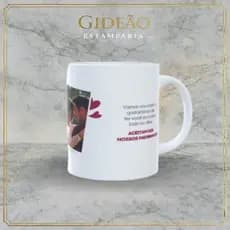 ☕ Caneca Personalizado Porcelana 325ml – Lembrança Save the Date Personalizada
