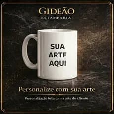 Caneca personalizada com a sua arte - caneca porcelana 325ml - alta qualidade