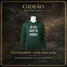 moletom personalizado - 50% algodão 50% poliéster -  todas as cores