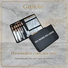 Kit Churrasco Personalizado 8 Peças// com Nome no Estojo