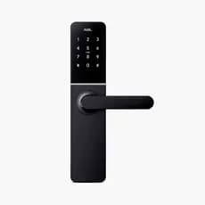Fechadura Digital WiFi AGL H20 Black Senha Cartão App Tuya Smartlife Porta 35 a 60mm