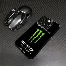 Capinha  para iPhone 11 12 13 14 15 16 17 Pro Max Plus Samsung S25 S24 S23 A15 A36 Monster Preto
