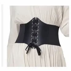 Cinto Corset Espartilho Feminino Corpete Sensual R42 - Preto - Único