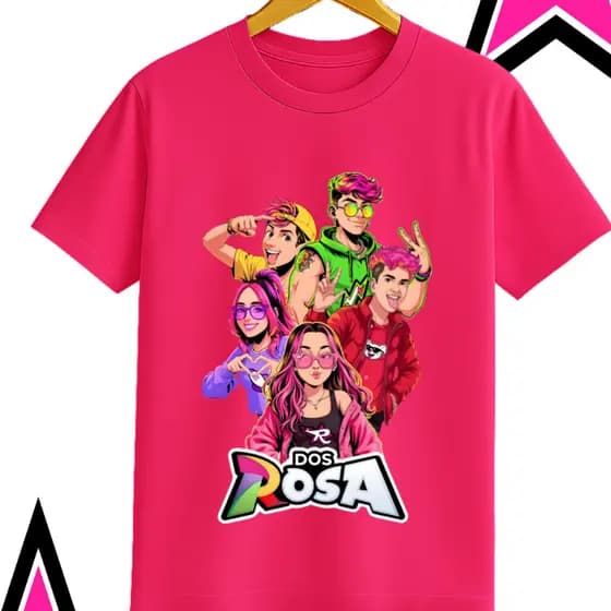 CAMISETA EMILY VICK OS ROSAS INFANTIL E ADULTO