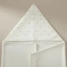 TOALHA DE BANHO BEBÊ COM CAPUZ 100% ALGODÃO COM TECNOLOGIA SOFTMAX POÁ ROSÊ