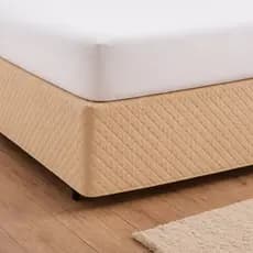 Saia Box de Cama com Elástico Matelado Ultrassônico Tecido Microfibra