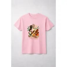 Camiseta Blusinha Feminina Estilosa Manga Curta Dia Das Mulheres Dia Das Mães 100% Algodão