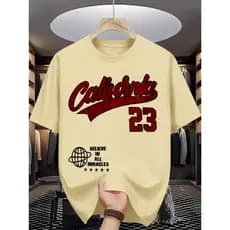 Camisa Camiseta Masculina Estilosa Homem Moderna Streetwear California