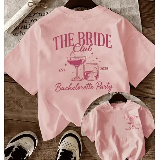 Blusinha Camiseta Feminina Moderna T Shirt The Bride Club Tendencia Manga Curta Blogueira