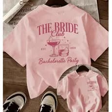 Blusinha Camiseta Feminina Moderna T Shirt The Bride Club Tendencia Manga Curta Blogueira