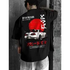 Camiseta Camisa Masculina Blusa Streetwear Tendencia Estilosa Moderna Verão Algodão Macia
