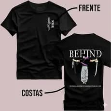 Camiseta Fushigoro Anime Unissex Estilosa Geek Behind Anime Desenho Nerde 100% Algodão