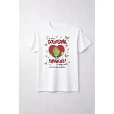Camiseta Feminina Blusa Manga Curta 100% Algodão Dia das Mulheres Dia das Mães Sherek Meme ENGRAÇADA