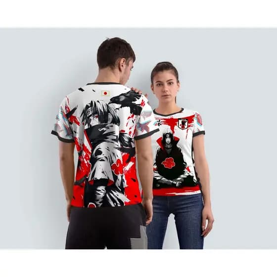 Camiseta Camisa Premium Anime Naruto JAPÃO "ITACHI" Masculina / Feminina / Infantojuvenil Personalizável