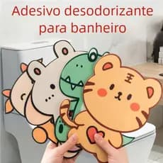Ambiente fresco no banheiro: adesivo desodorante fácil de usar