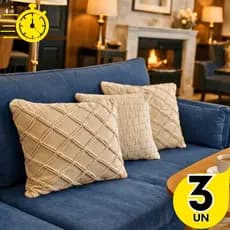1/2/3  Capas de Almofada Luxo Para Decorar Ambientes, Para Qualquer  Pessoa e Uso em Sala ou Quarto.