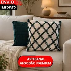 Kit 1/2 Capa de Almofada Premium HOME DECOR  – Para Sofá, Sala  Quarto – Conforto e Estilo Moderno
