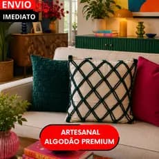 Kit 1/2 Capa de Almofada Premium Decorativa – Para Sofá, Sala  Quarto – Conforto e Estilo Moderno...