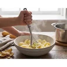 Amassador de Batata Profissional em Aço Inoxidável | Purê Cremoso Sem Esforço
