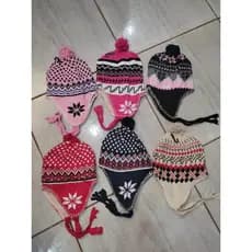 Kit com 6 Unidades de Gorro Do Chaves Estilo Peruano Lã Adulto Unissex - Inverno