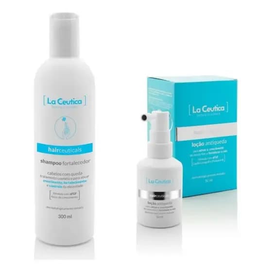 Kit Shampoo E Tônico Capilar Fortaleced Antiqueda La Ceutica