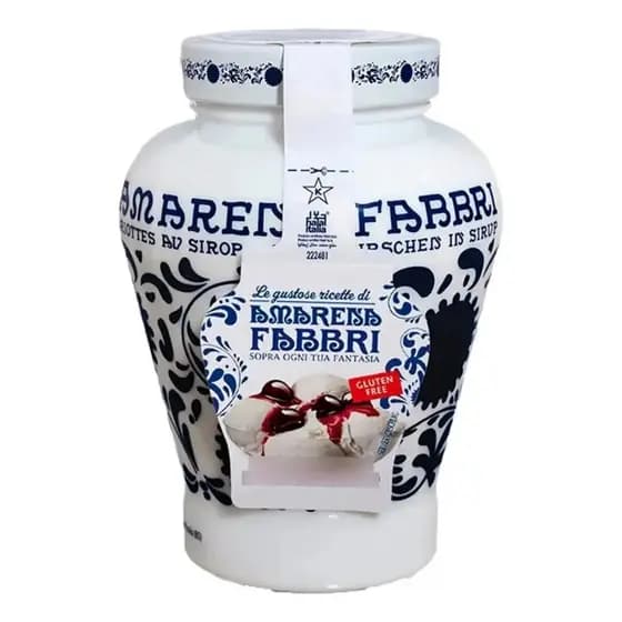 Cereja em Calda Silvestre Amarena Opaline Original Fabbri 600 g Doces Sobremesa Itália