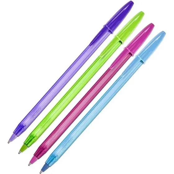 Caneta BIC Esferográfica BIC Cristal Fashion 1.2mm – Escrita Macia e Confortável