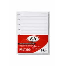 Caderno de disco Pautado - 140mm x 200 (A5)