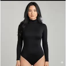 Body Feminino Cacharrel Manga Longa Gola Alta
