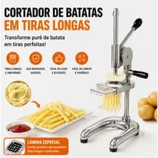 Esmagador de Batatas Vertical em Aço Inoxidável, Prensa Manual para Purê e Suco, Utensílio de Cozinha Doméstico