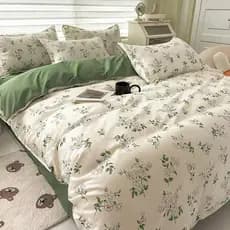 Roupa de cama minimalista moderna |   Capa de edredom lavável de algodão com aloe vera |   Adequado para dormitórios de