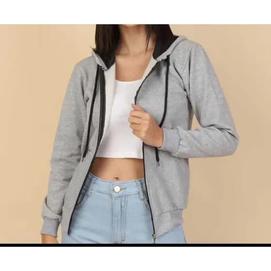 moletom feminino ziper