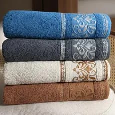 KIT 4 Toalhas de Banho 100% Algodão Imperial  Maciez Premium e Alta Absorção