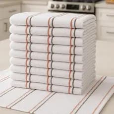 Kit 6 Pano Copa Prato Louça Gourmet Luxo Copao 40X75 Alta Absorção Premium