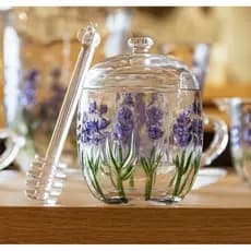 Meleira de Cristal Com Pegador – Designer Lavanda