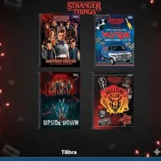 Caderno Espiral Capa Dura Stranger Things  4 Modelos Exclusivos