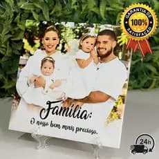 Azulejo Personalizado 20x20 | Com Foto ou Frase | Presente Criativo e Decorativo - Envio Imediato