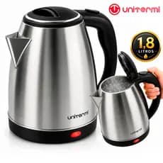 Chaleira Elétrica Inox 1,8 Litros Preto 220V/110V 1800W