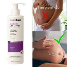 Creme Prevenção De Estrias 🤰🏽 Pele Firme, Hidratada, Protegida e Sem Estrias na Gravidez!
