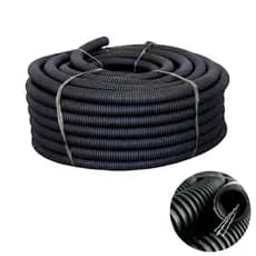 Eletroduto 1 Polegada Resistente C/ Guia, 32mm 50m Cobertura Preto