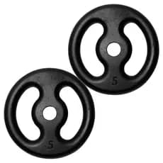 Par De Anilha Pintada 5kg Academia Treino Musculação Fitness
