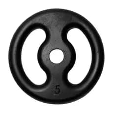 Anilha Pintada 5kg Academia Treino Musculação Fitness Preto