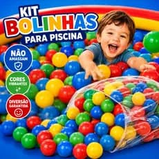 Pacote Bolinhas Para Piscina De Bolinhas Coloridas 76mm Não Amassam Brinquedoteca Playground Cercadinho Infantil